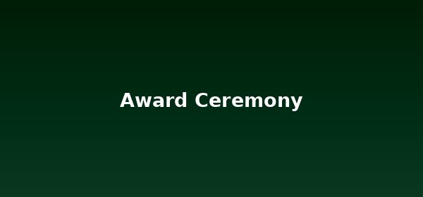 Award Ceremony